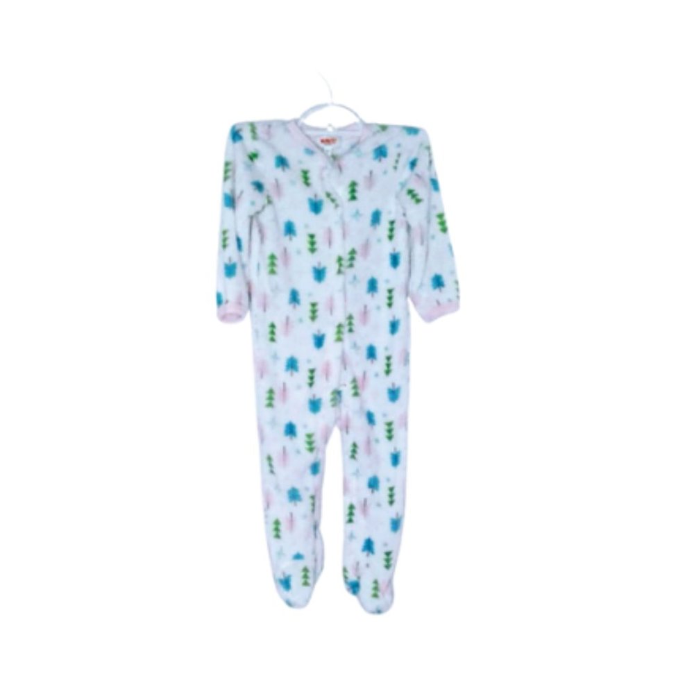 #KI9 Monkey Bars Infants Onesie Cozy White & Pink  Sleepwear